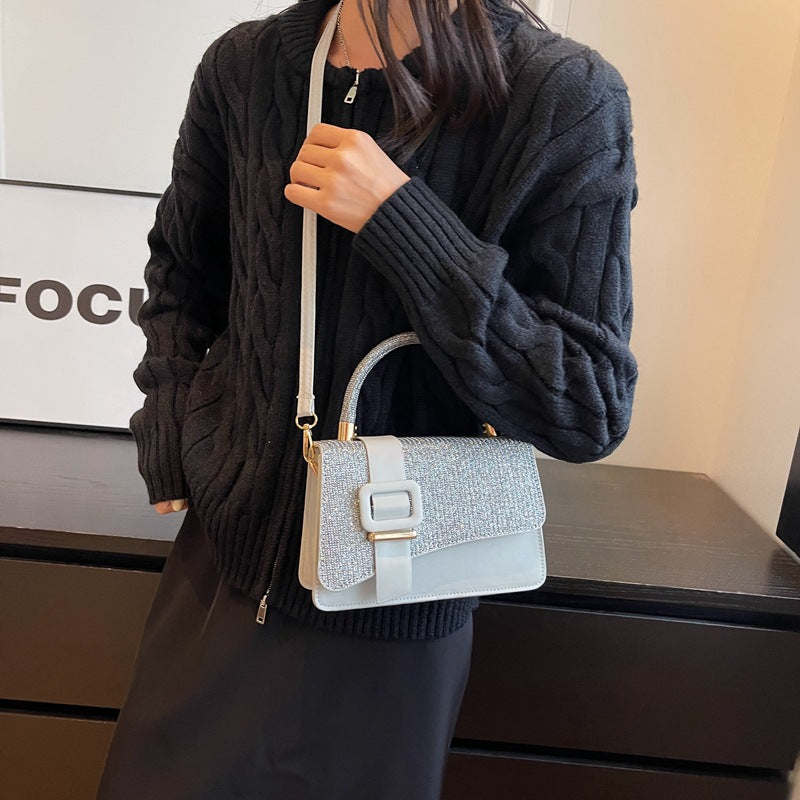 Portable small square bag women