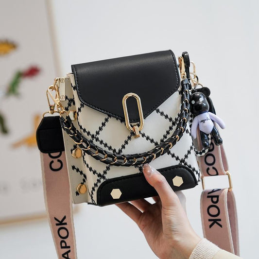 2025 new high-grade simple elegant Korean Style fashionable niche mobile phone bag Women Shoulder crossbody