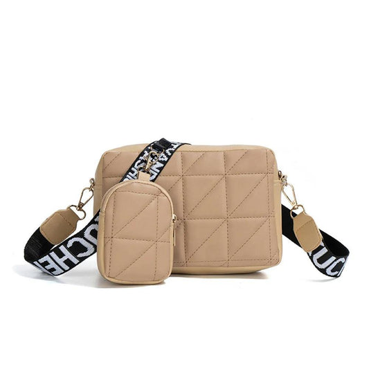 Charming Ivory Embroidered Crossbody Bag for Girls